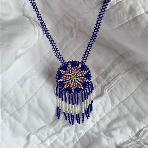 Vintage Native American Style Medallion Necklace